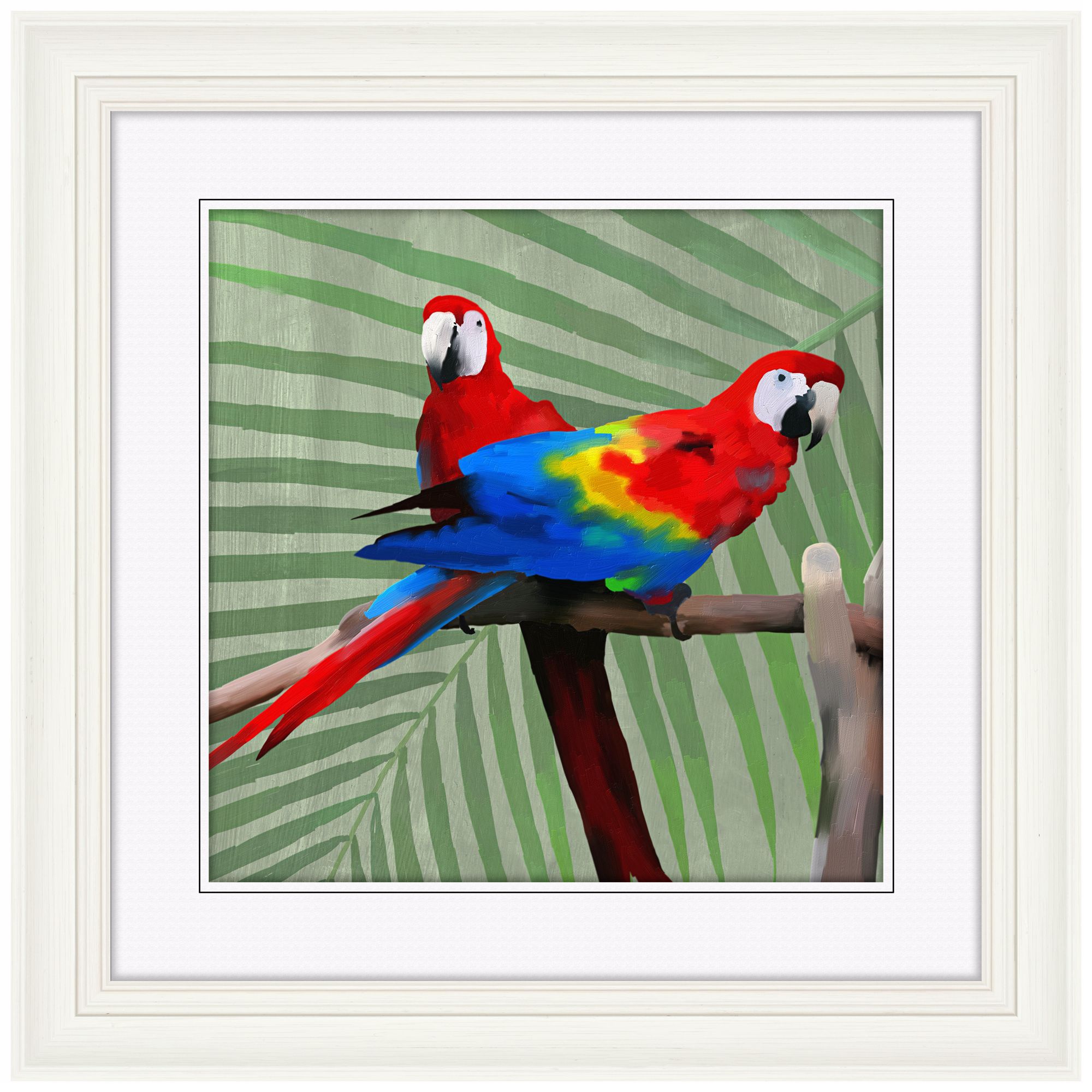 Parrot Love II 22" High Bird Wall Art