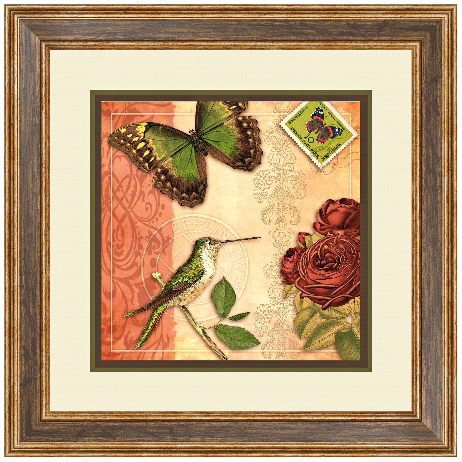 Humming Love II 24 1/2" High Butterfly Wall Art