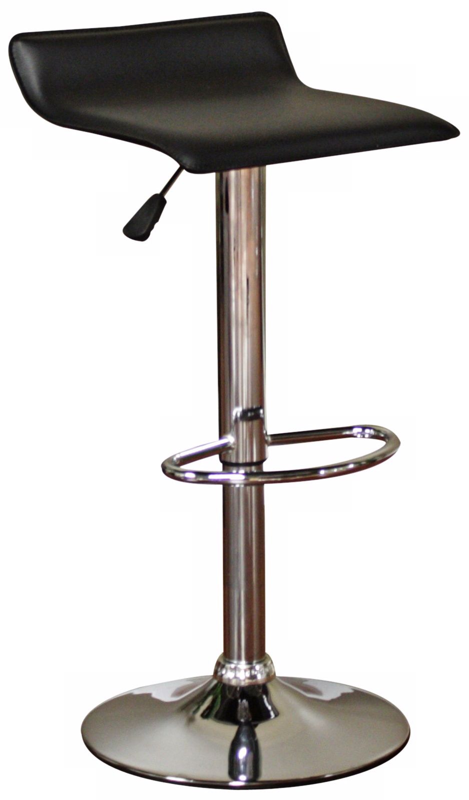 American Heritage Aviator Adjustable Black Bar Stool