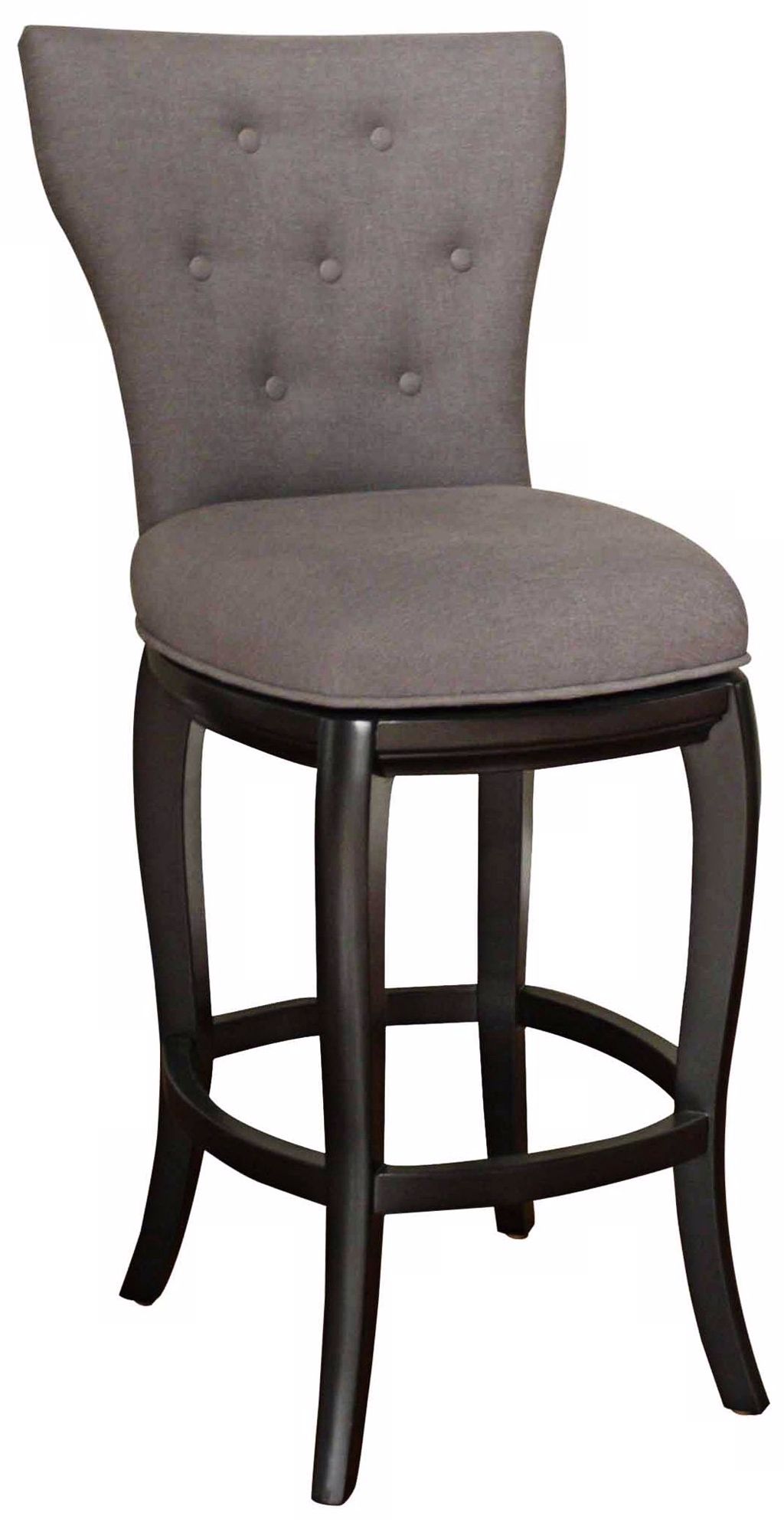 American Heritage Lydia 30" High Smoke Linen Bar Stool