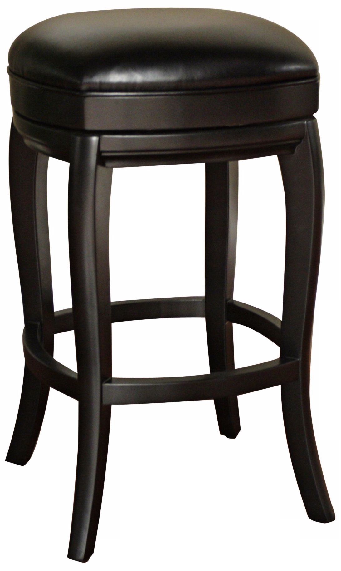American Heritage Madrid 26" High Black Counter Stool