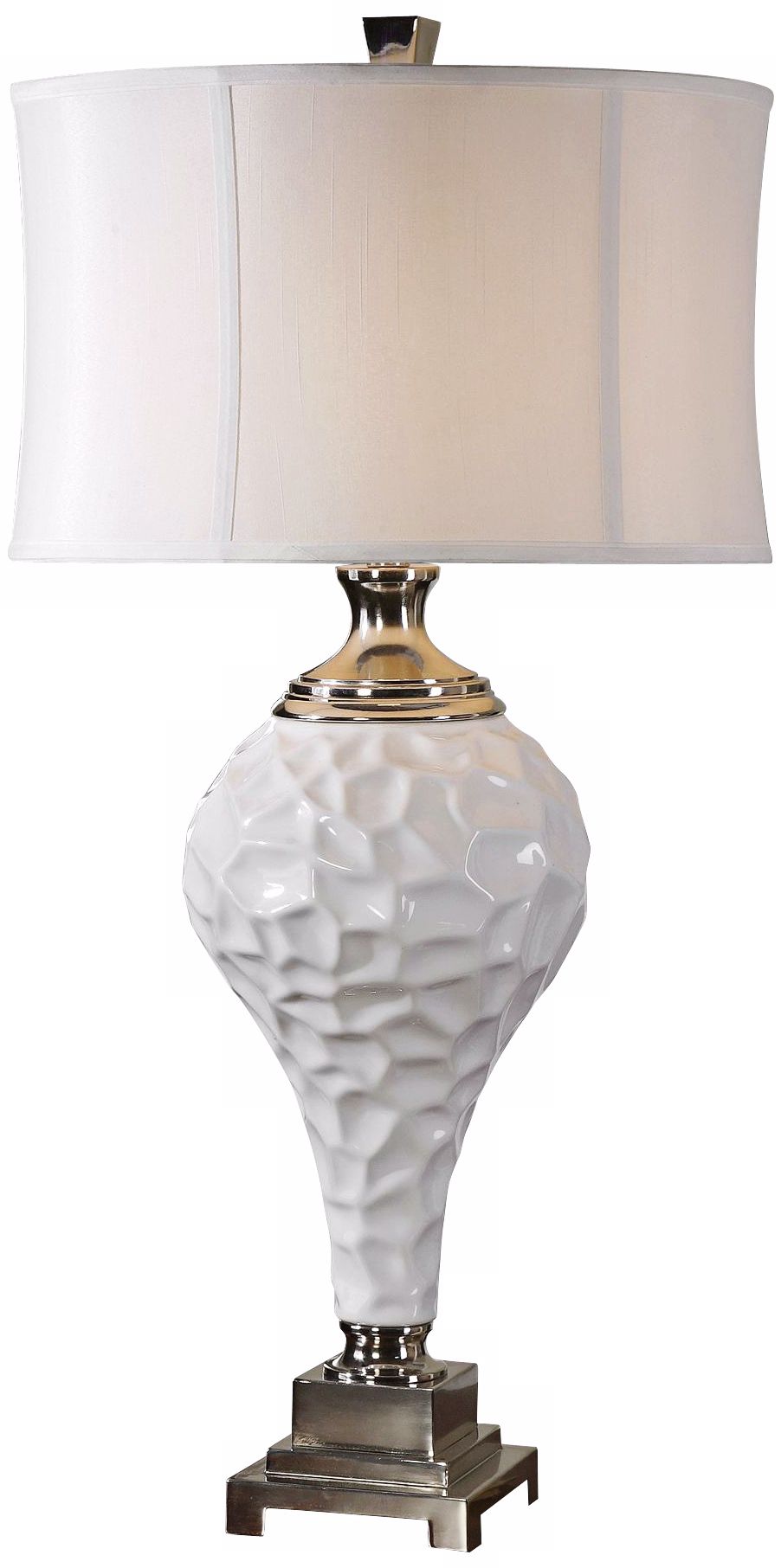 Uttermost Raymer White Ceramic Table Lamp