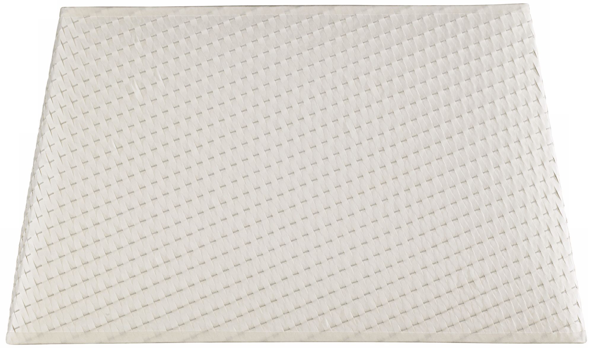 Woven Paper Rectangle Lamp Shade 15/7x18/12x11 (Spider)