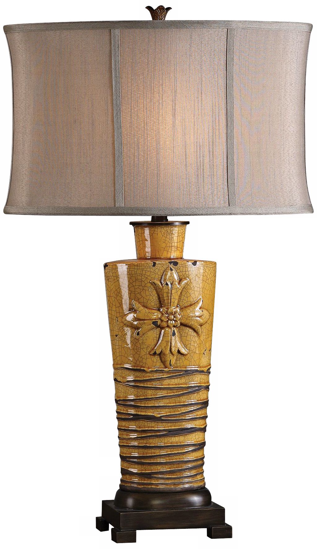 Uttermost Alfiano Golden Yellow Table Lamp