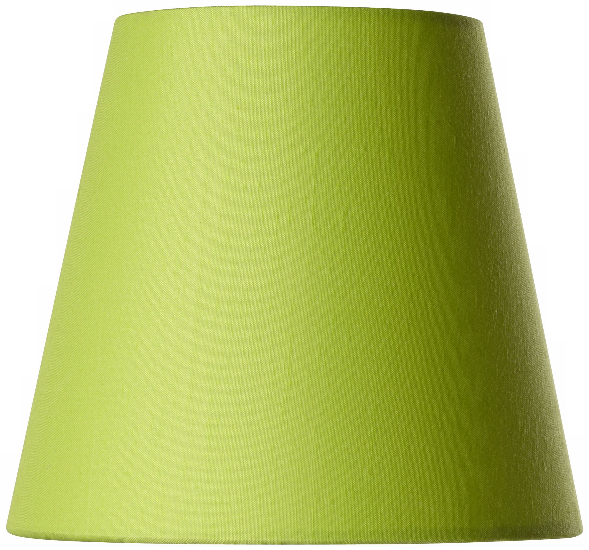 Cotton Blend Lime Green Lamp Shade 3.5x5.5x5 (Clip-On)