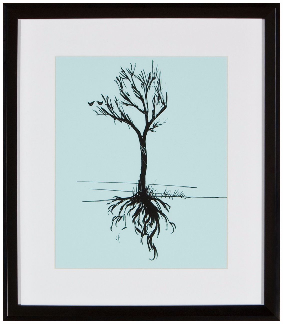 Tree 16" High Silhouette Wall Art