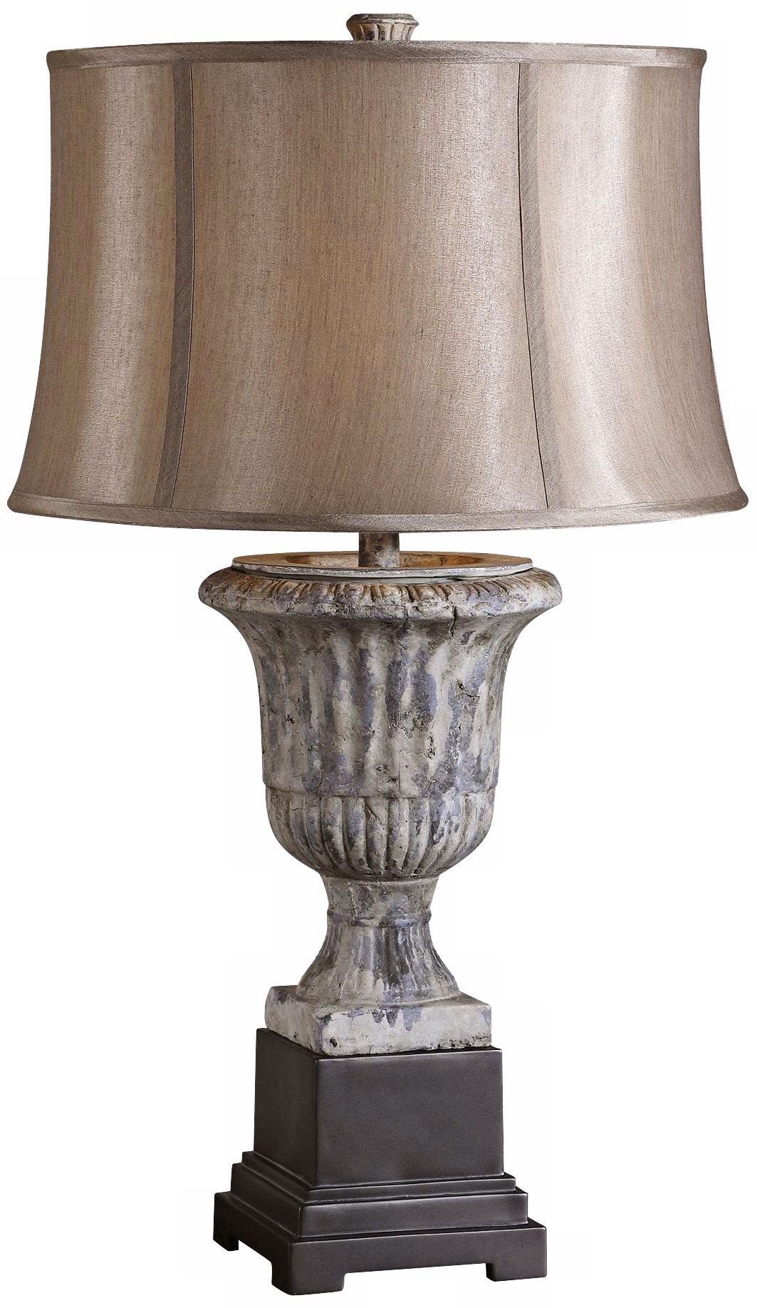 Uttermost Ofena Gray Ceramic Table Lamp