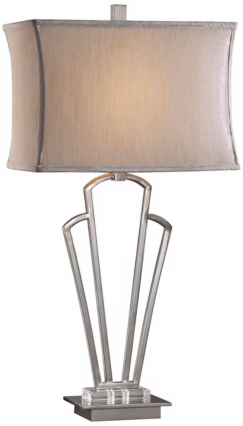 Uttermost Hazeltine Polished Nickel Table Lamp