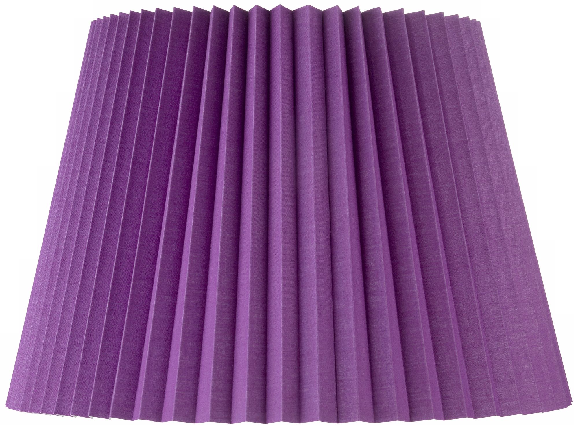 Purple Knife Pleat Empire Shade 11x16x11 (Spider)
