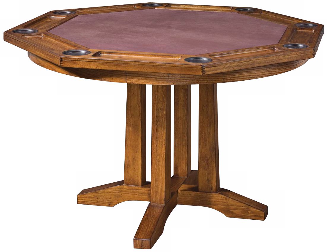 Arts and Crafts Oak Game Table