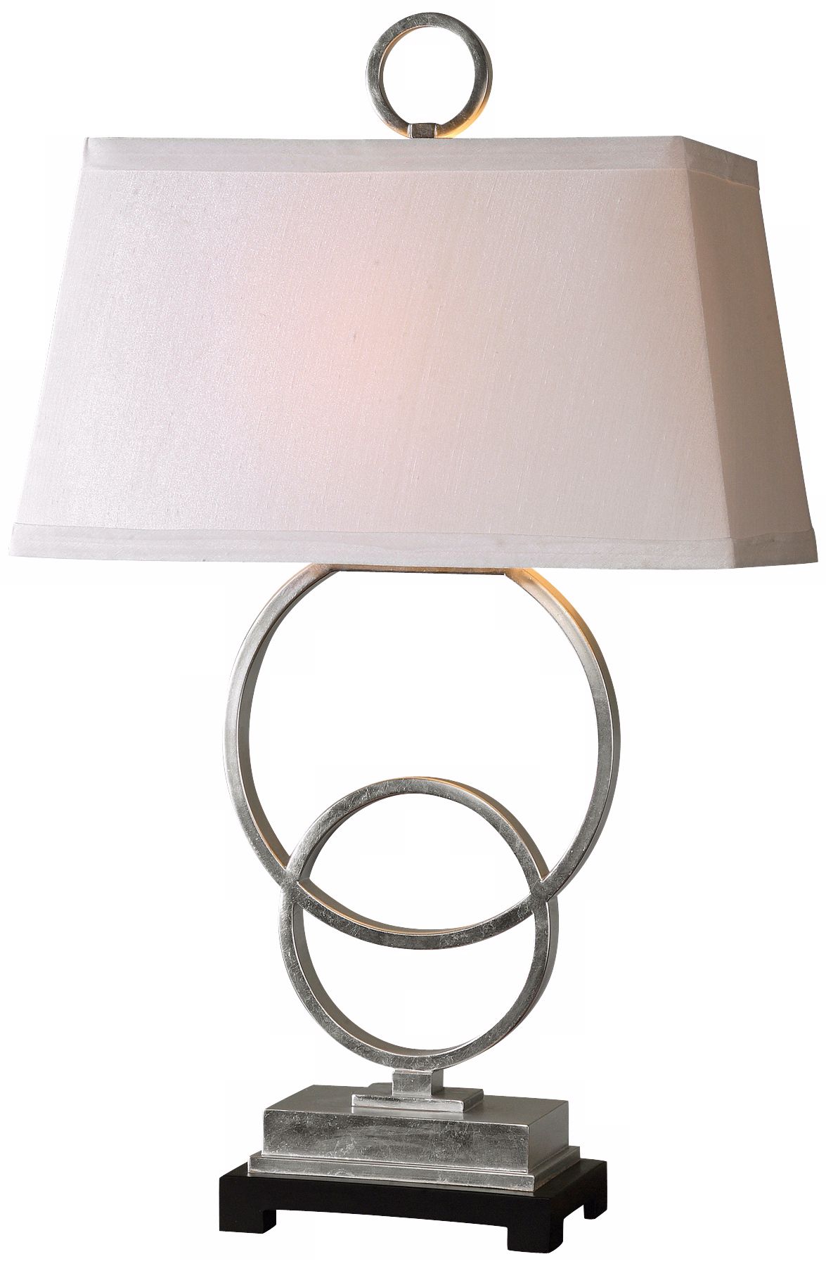 Uttermost Bacelos Silver Leaf Table Lamp