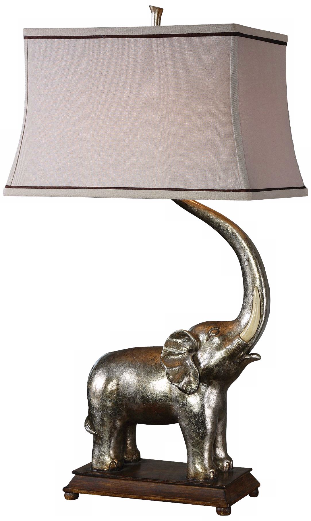 Uttermost Sumatran Antique Silver Table Lamp