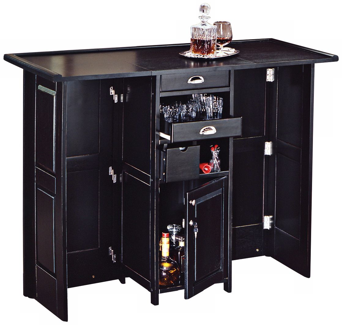 Black Folding Bar