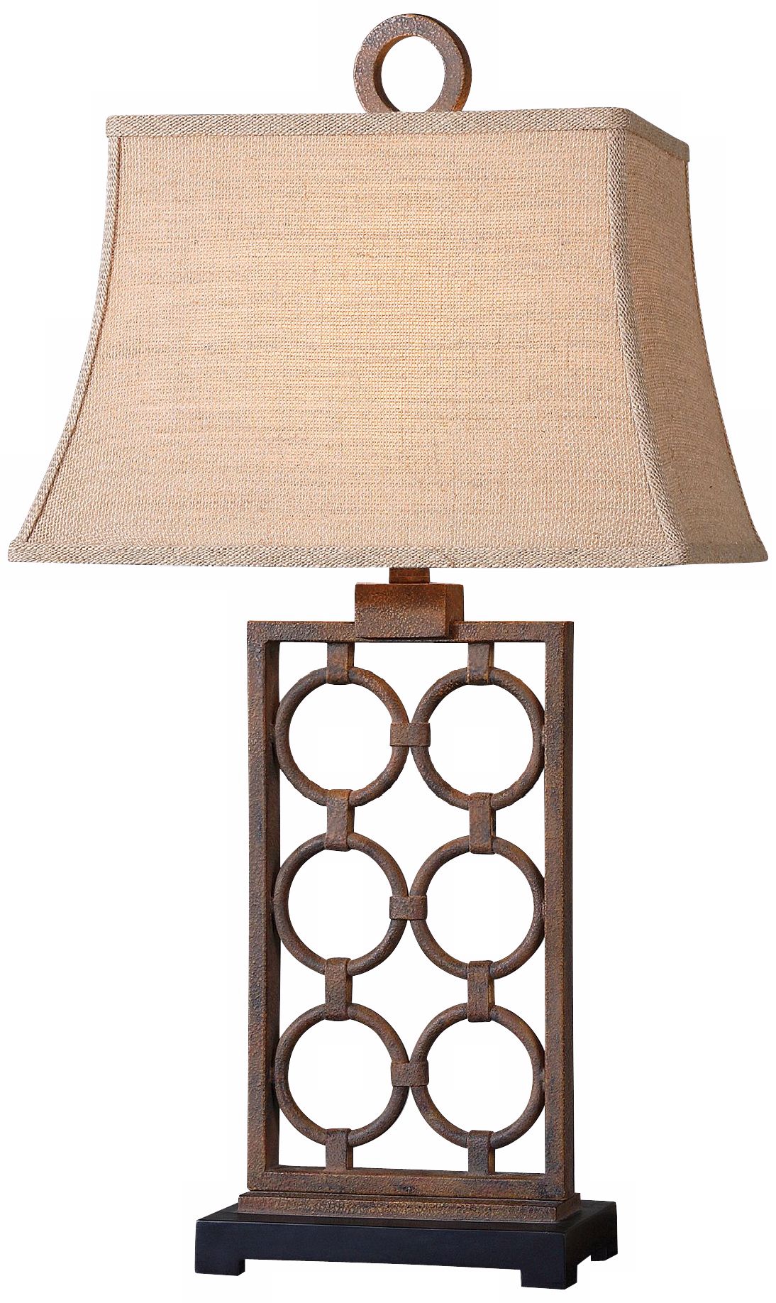 Uttermost Dardenne Rust Bronze Table Lamp