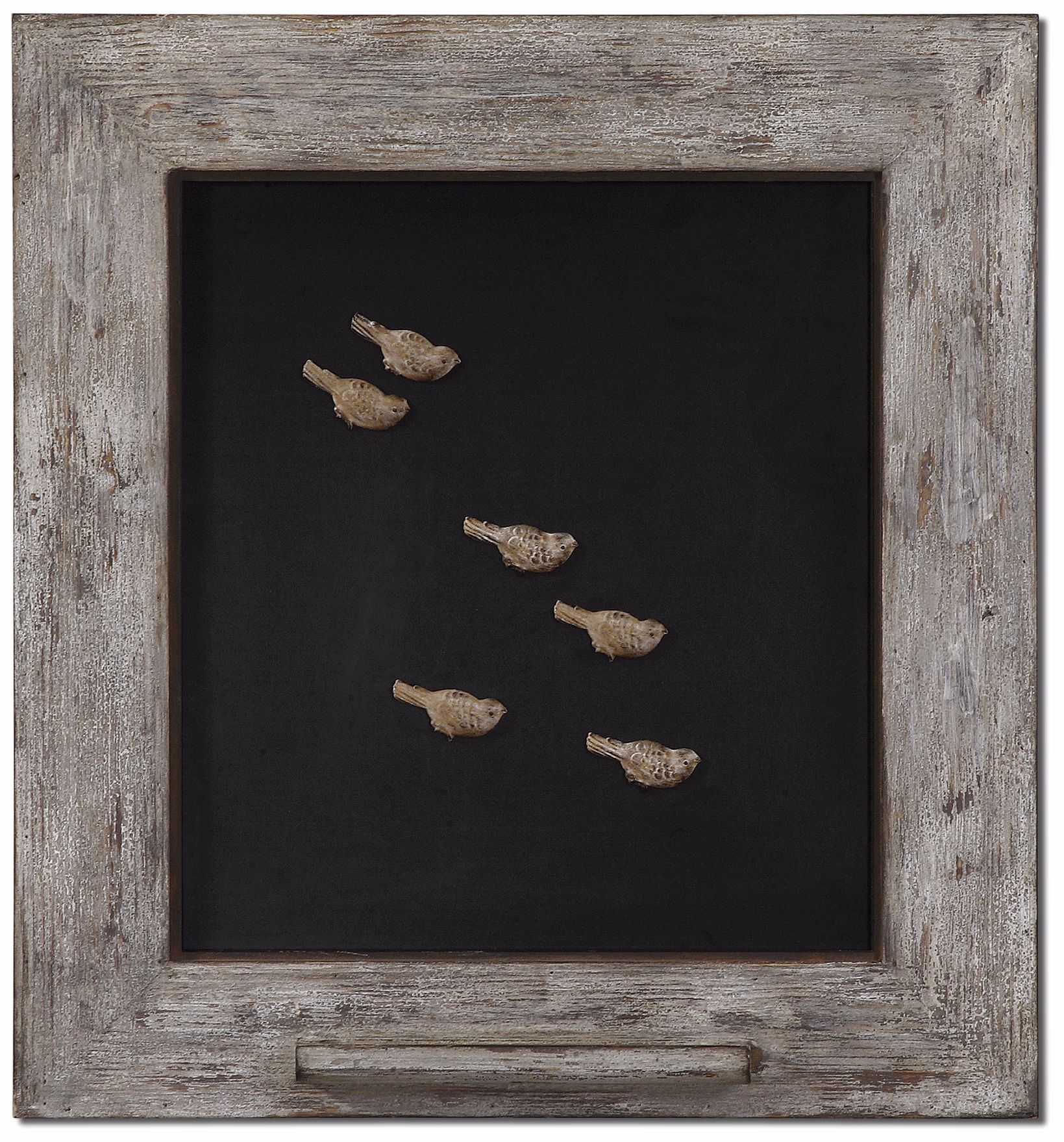 Uccello 28" High Uttermost Chalkboard with Bird Magnets