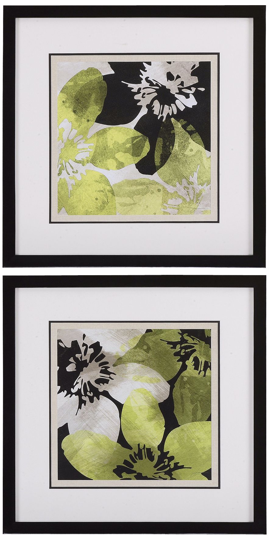 Uttermost Set of 2 Bloomer 27" Square Wall Art