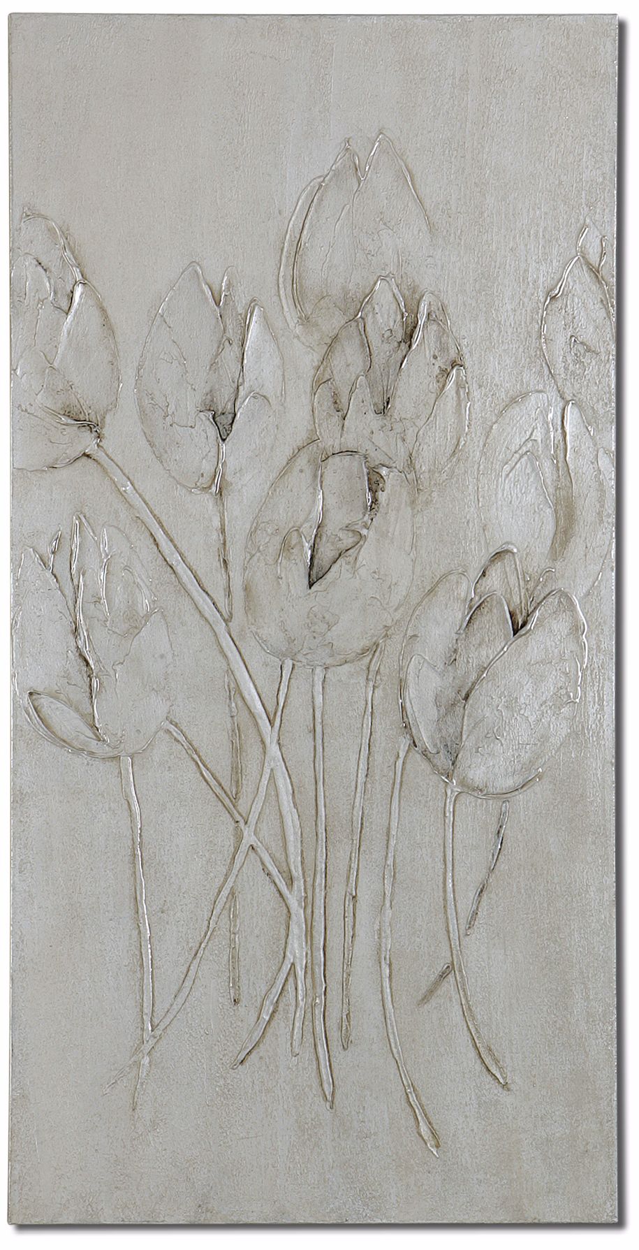 Uttermost Moonlight Tulips 48" High Floral Wall Art