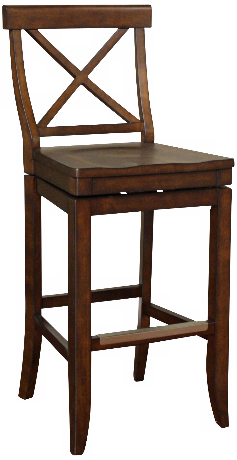 American Heritage Stetson 30" Wood Bar Stool