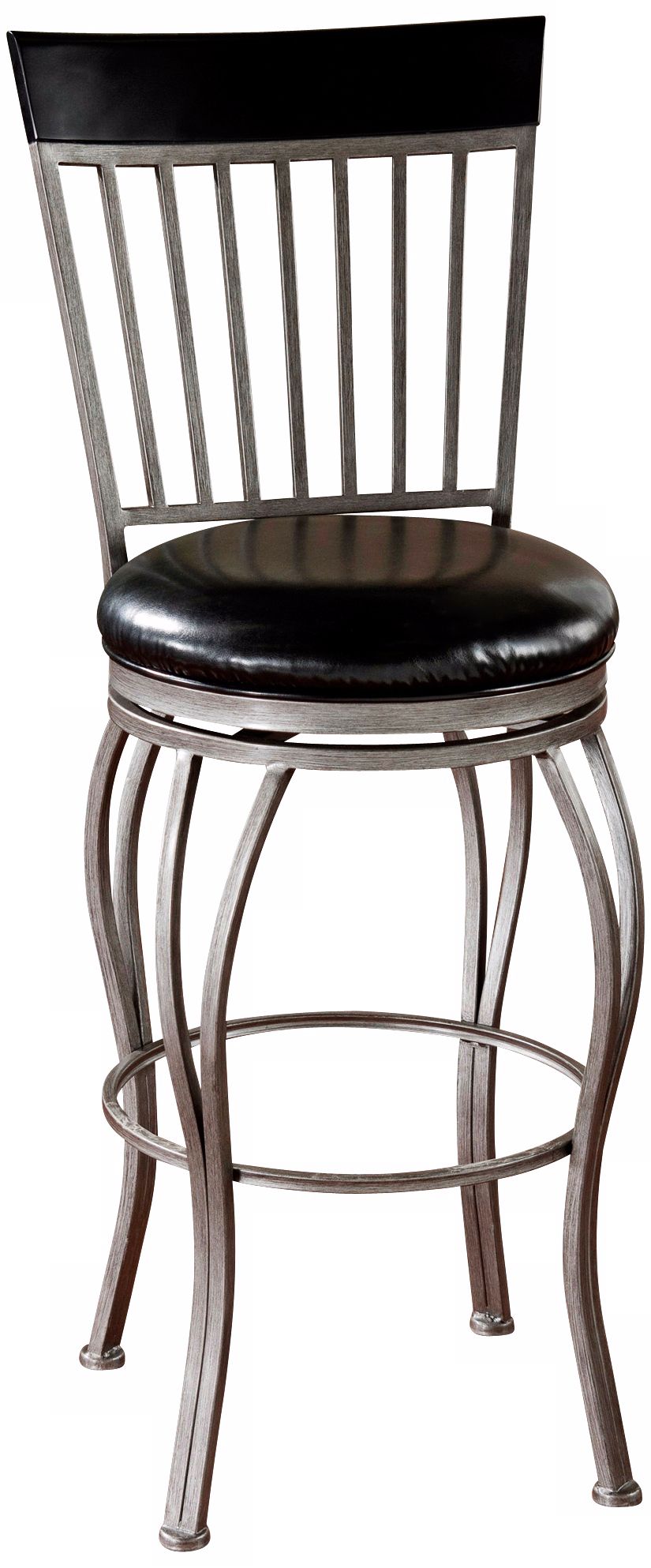 American Heritage Torrance 26" Gloss Black Counter Stool