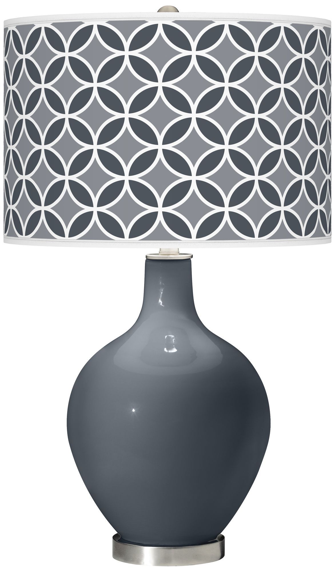 Turbulence Circle Rings Ovo Table Lamp