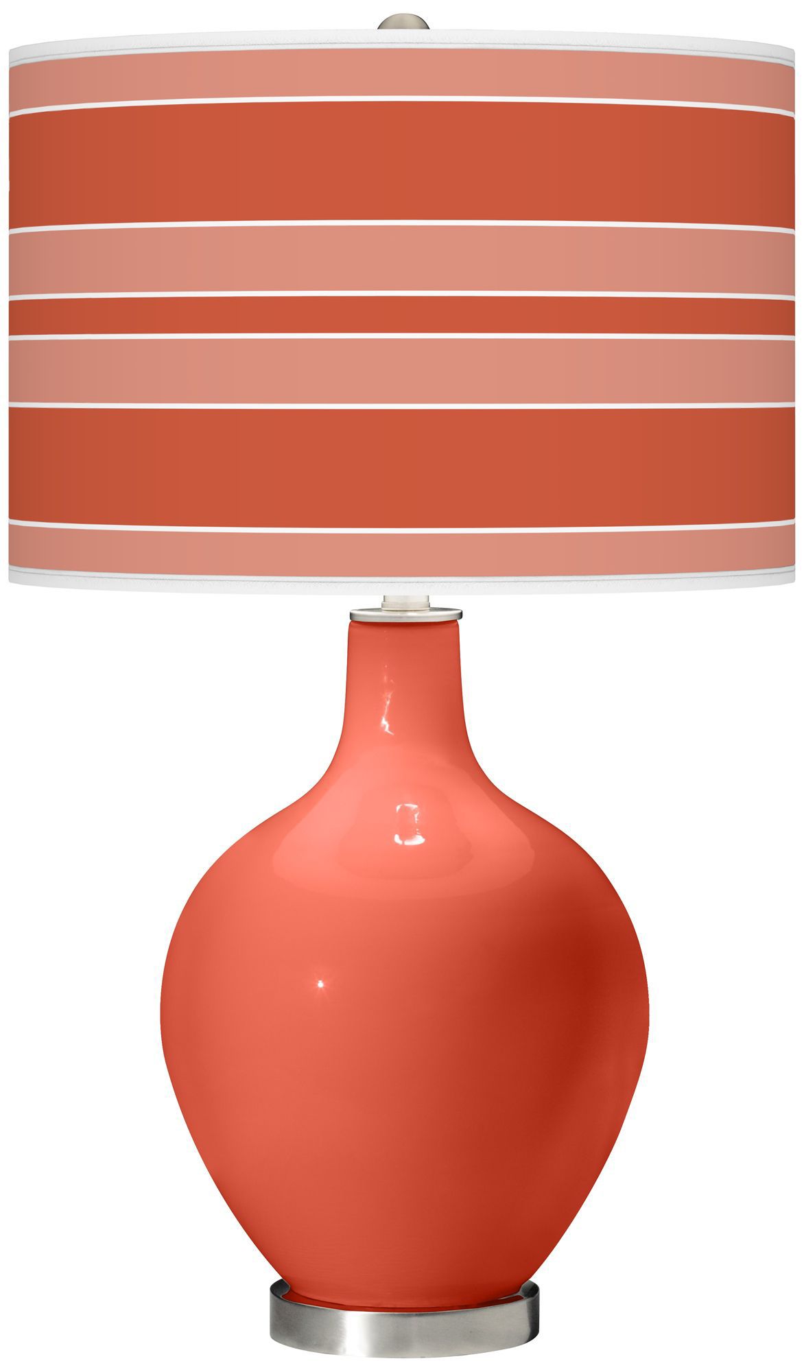Koi Bold Stripe Ovo Table Lamp