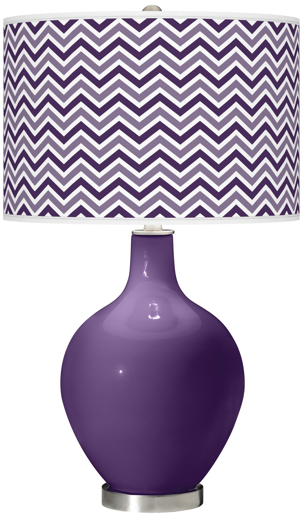 Acai Narrow Zig Zag Ovo Table Lamp