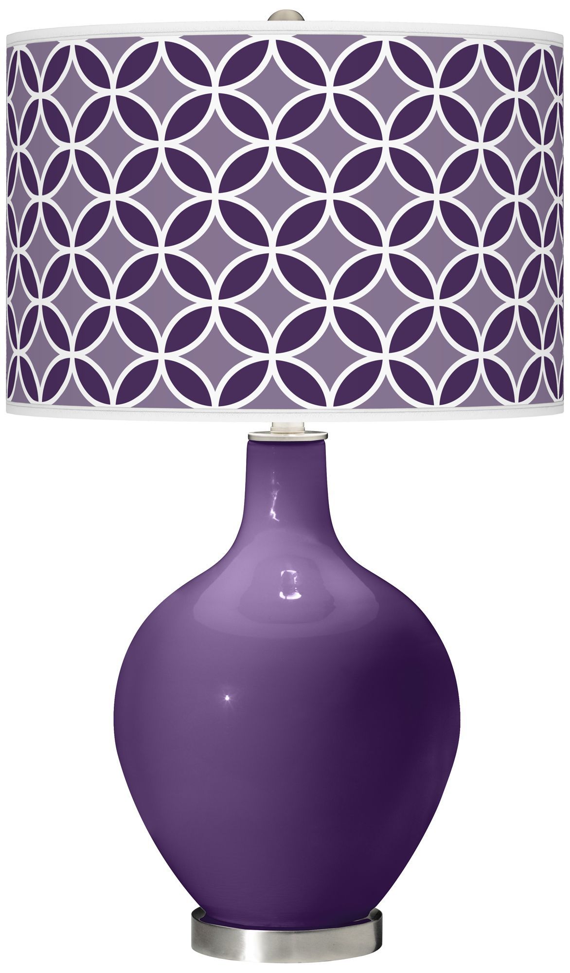 Acai Circle Rings Ovo Table Lamp
