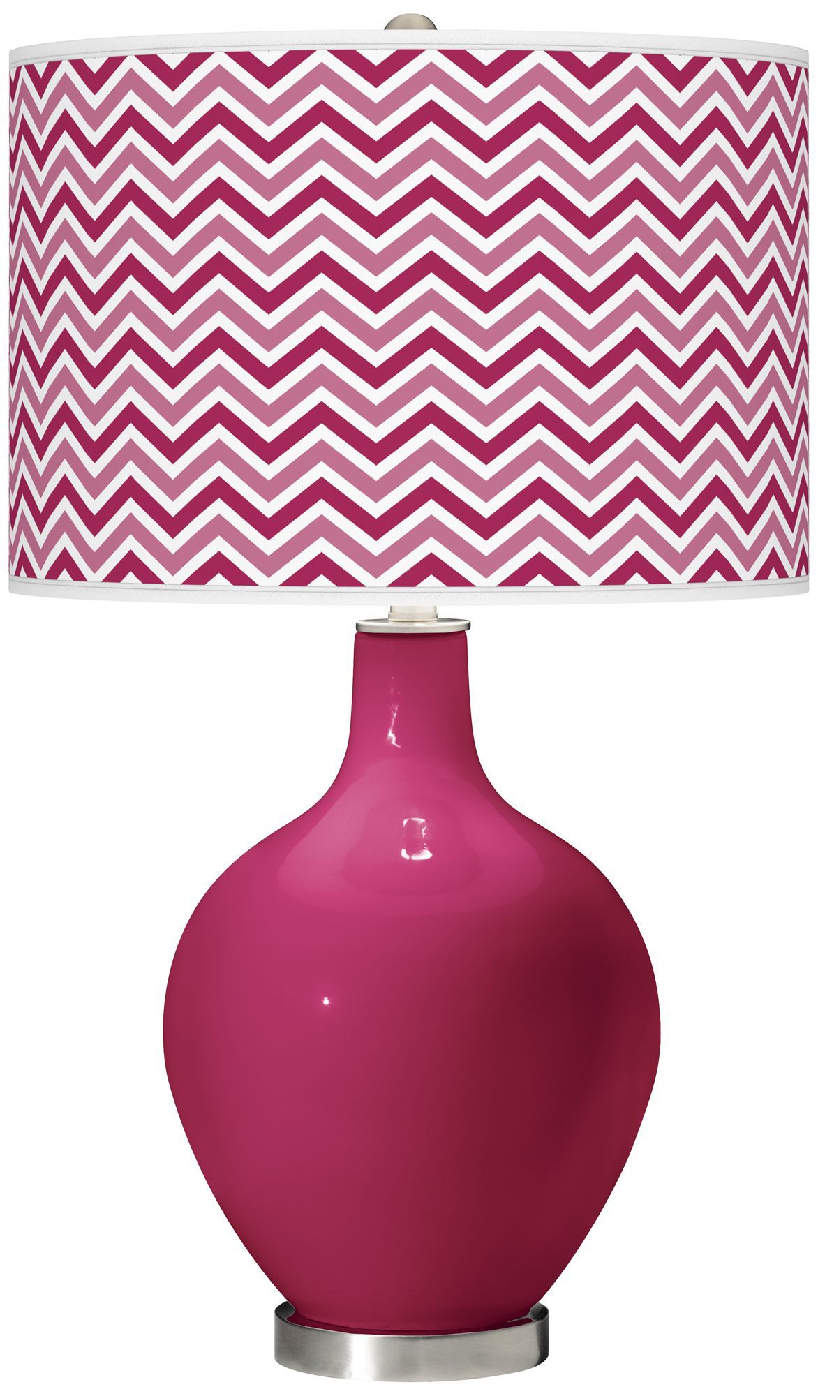 Vivacious Narrow Zig Zag Ovo Table Lamp
