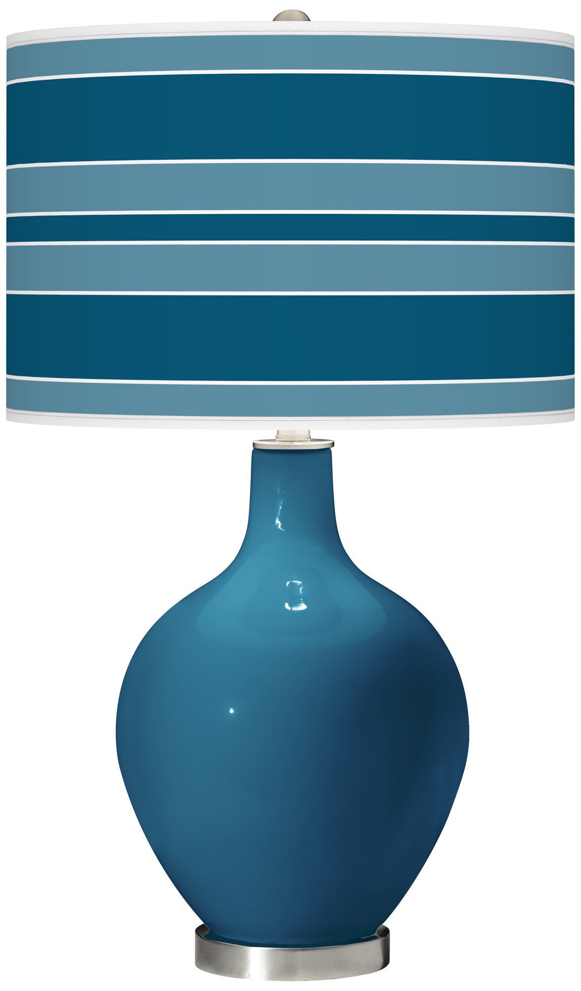 Bosporus Bold Stripe Ovo Table Lamp