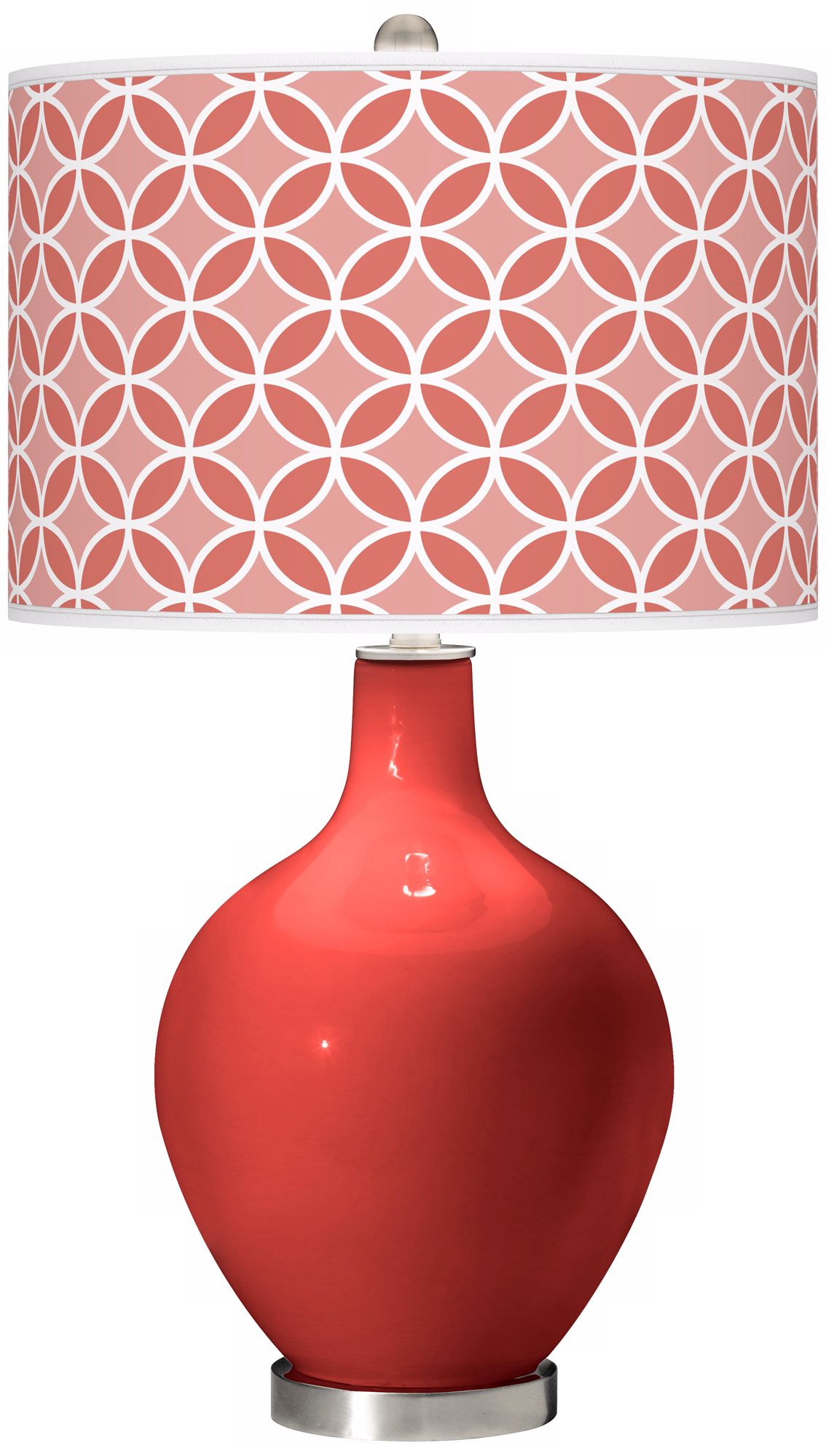 Cherry Tomato Circle Rings Ovo Table Lamp