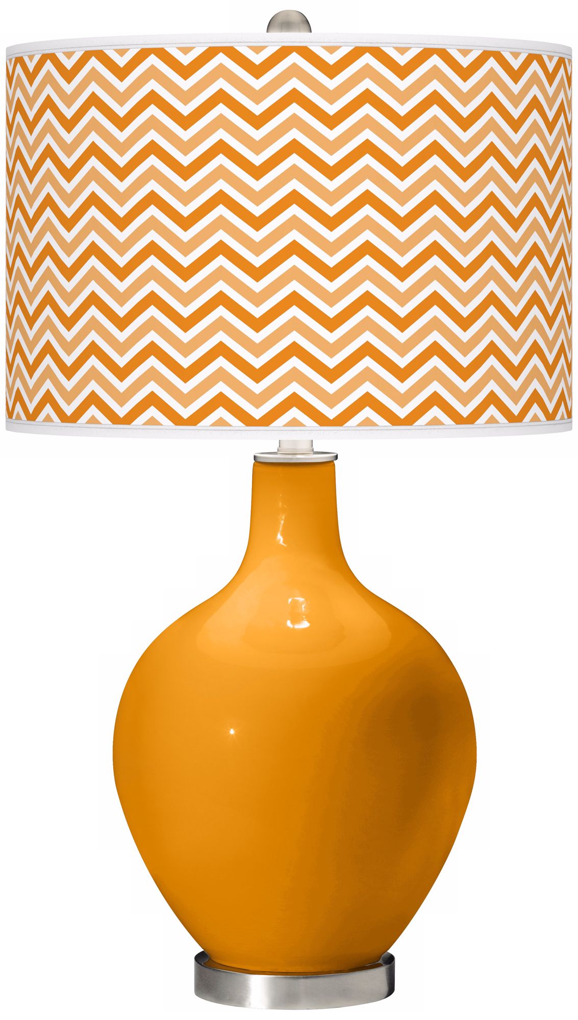 Carnival Narrow Zig Zag Ovo Table Lamp