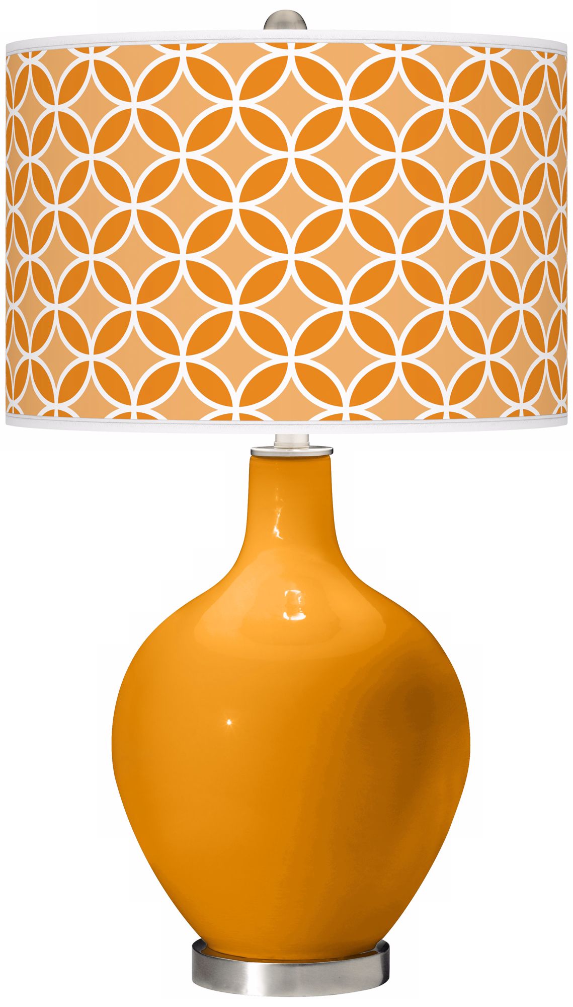Carnival Circle Rings Ovo Table Lamp