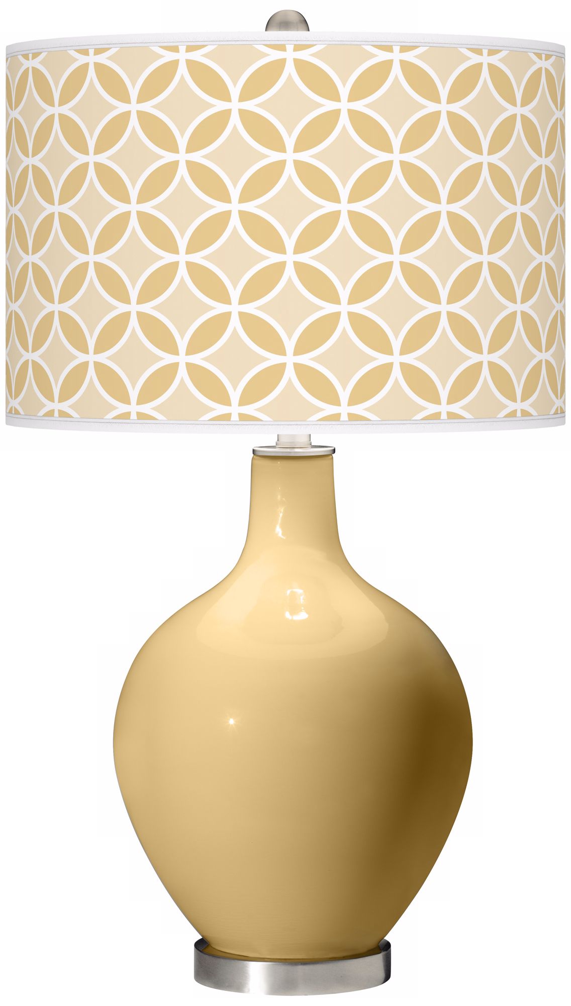 Humble Gold Circle Rings Ovo Table Lamp