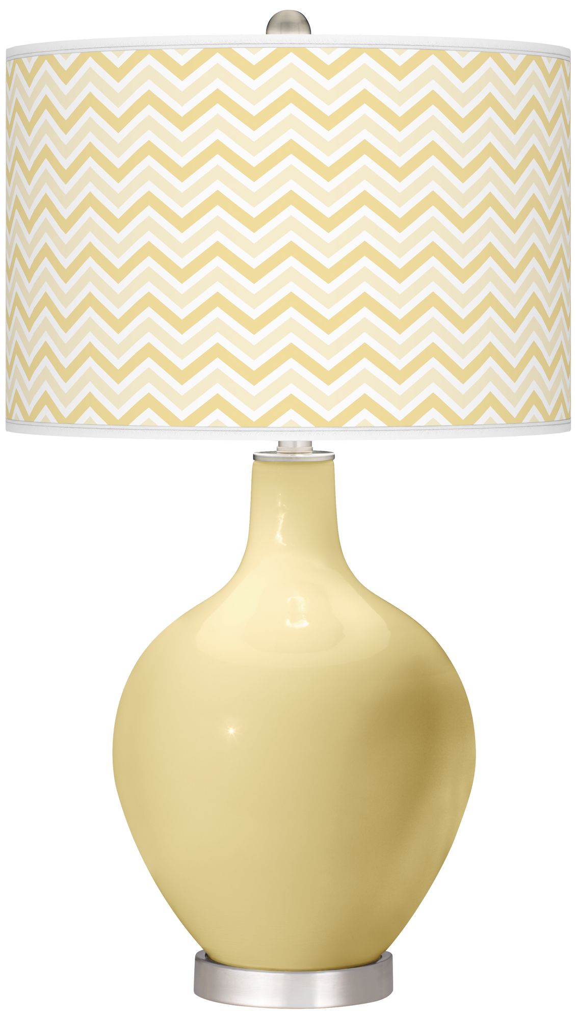 Butter Up Narrow Zig Zag Ovo Table Lamp