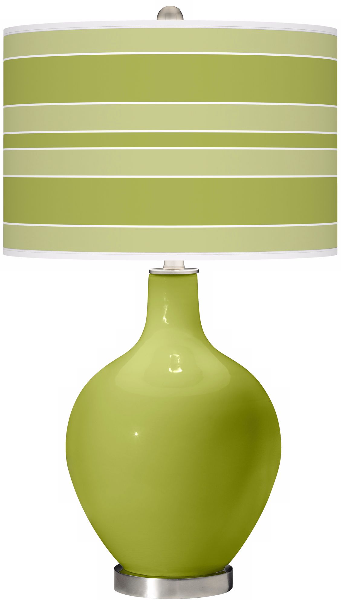 Parakeet Bold Stripe Ovo Table Lamp