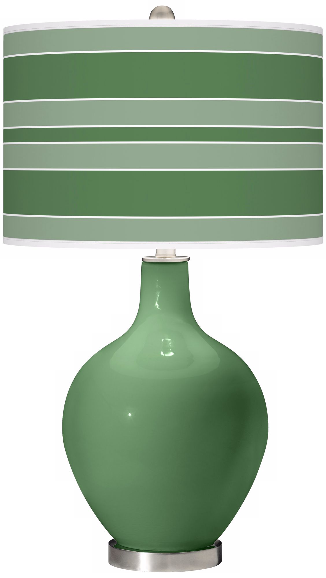 Garden Grove Bold Stripe Ovo Table Lamp