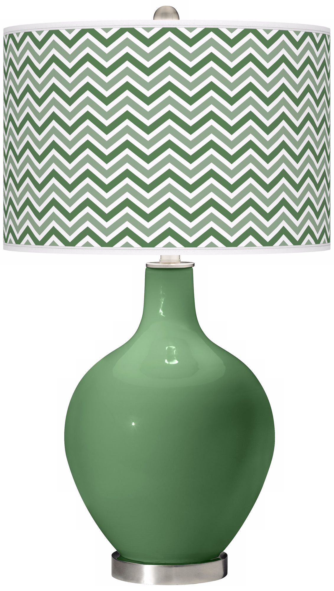 Garden Grove Narrow Zig Zag Ovo Table Lamp
