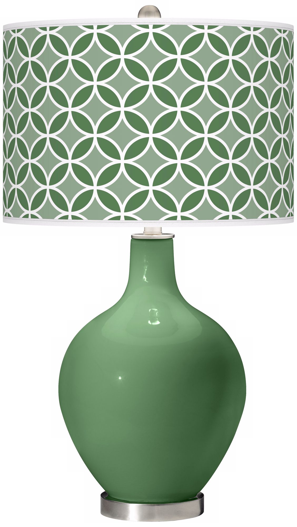 Garden Grove Circle Rings Ovo Table Lamp
