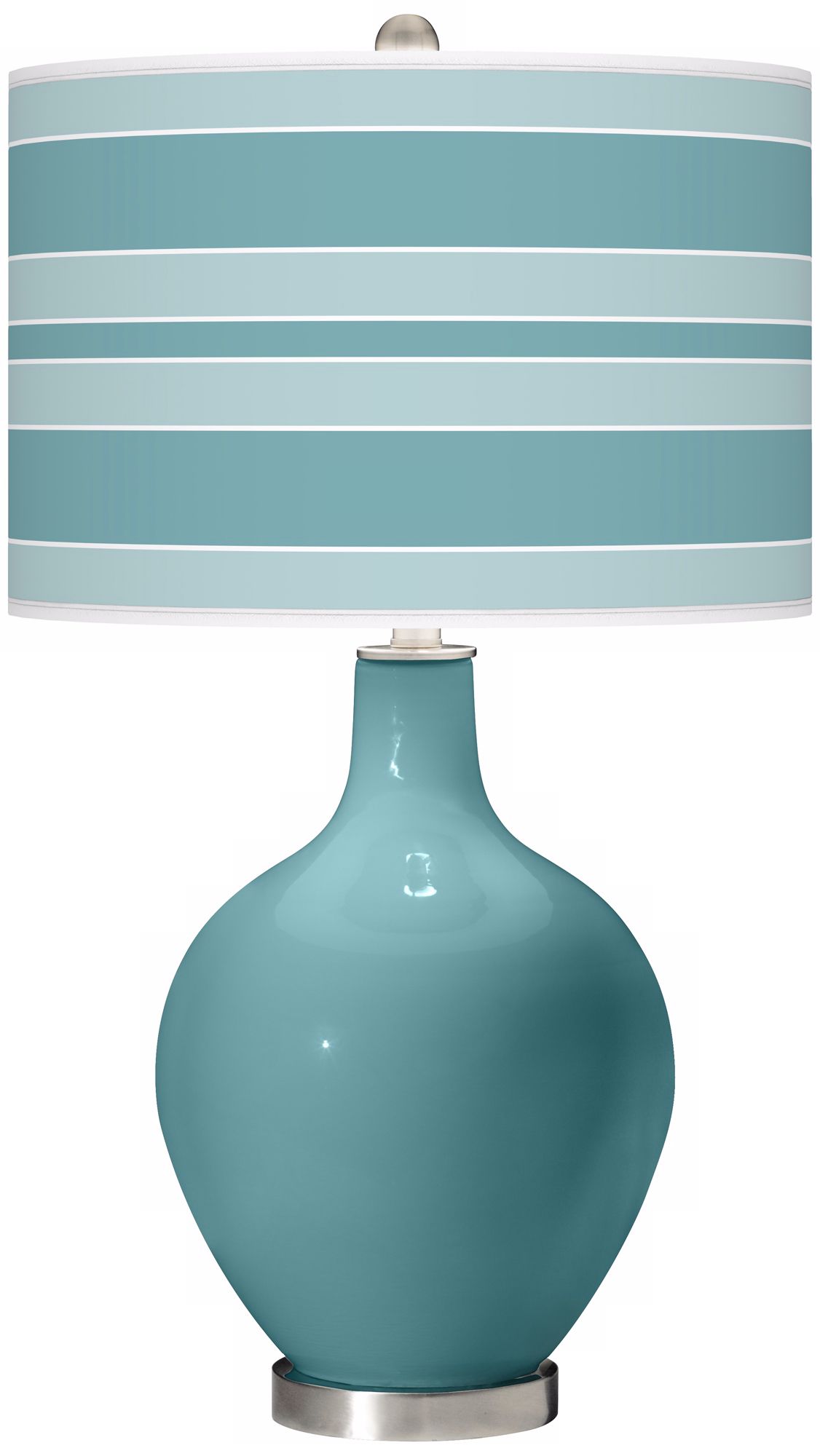 Reflecting Pool Bold Stripe Ovo Table Lamp