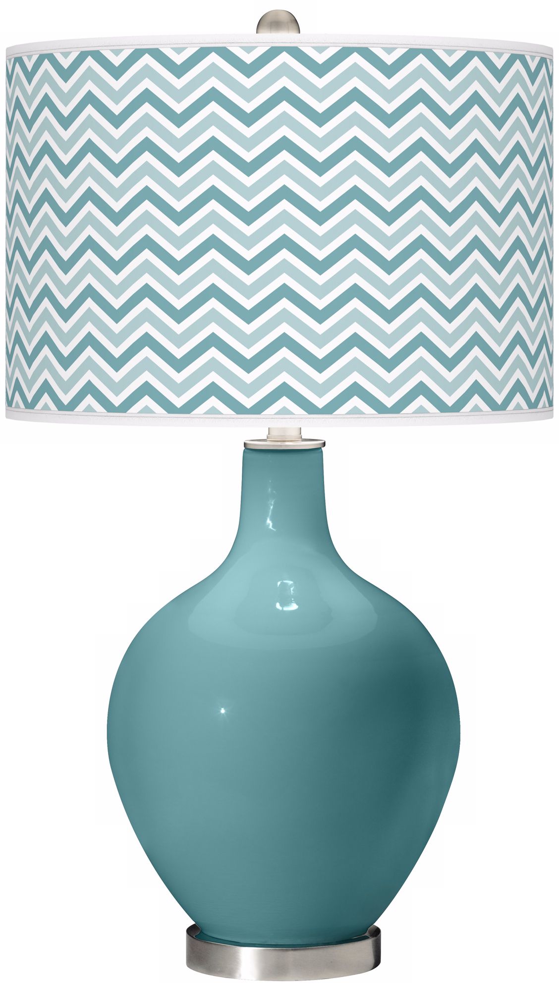 Reflecting Pool Narrow Zig Zag Ovo Table Lamp