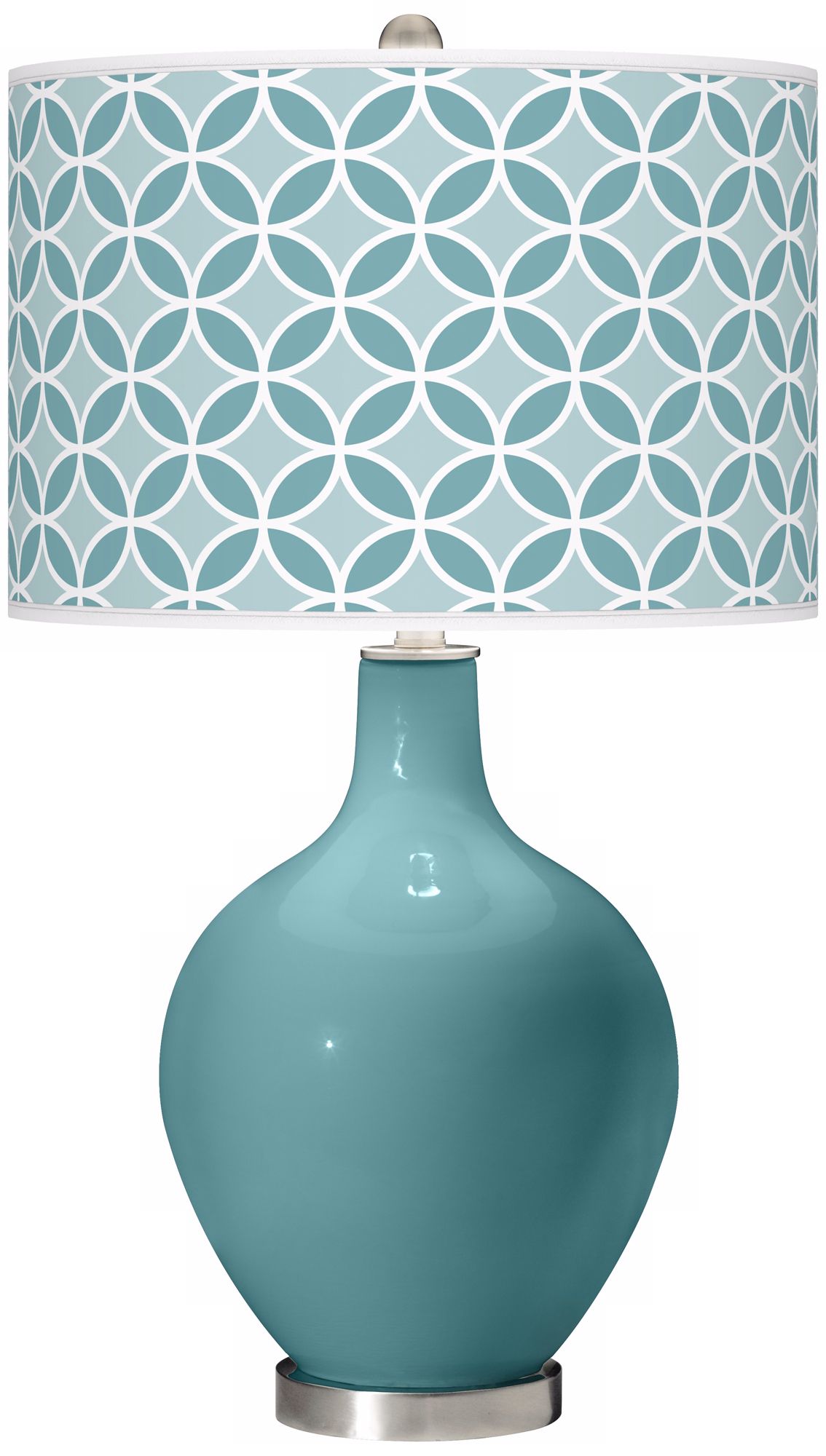 Reflecting Pool Circle Rings Ovo Table Lamp