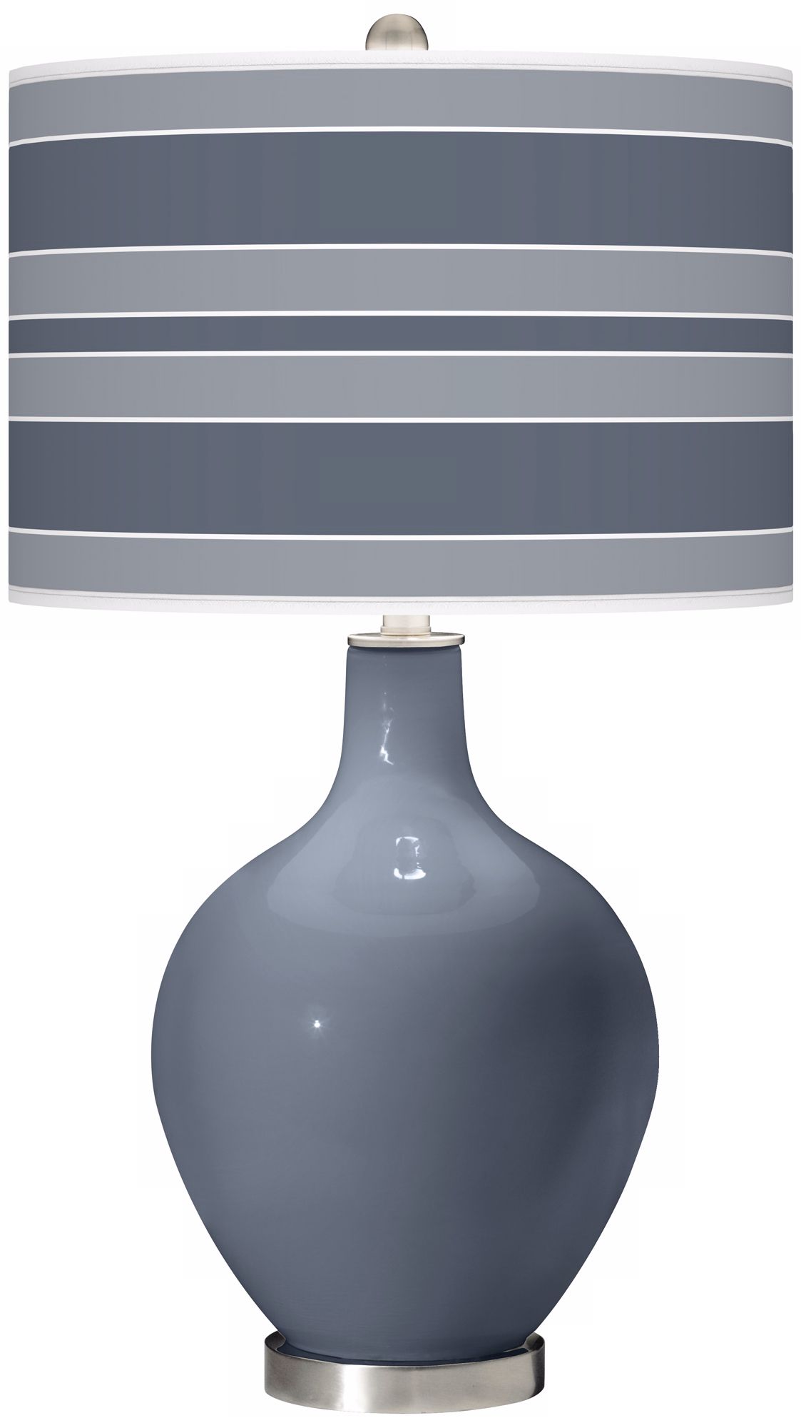 Granite Peak Bold Stripe Ovo Table Lamp
