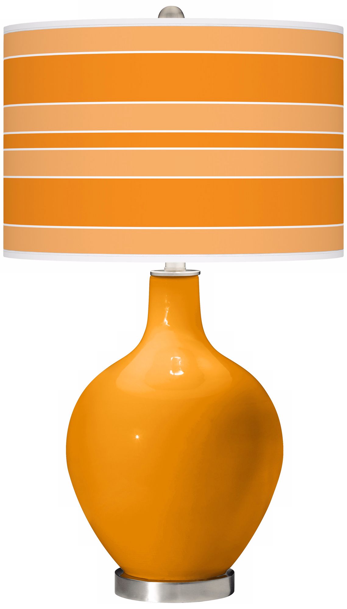 Mango Bold Stripe Ovo Table Lamp
