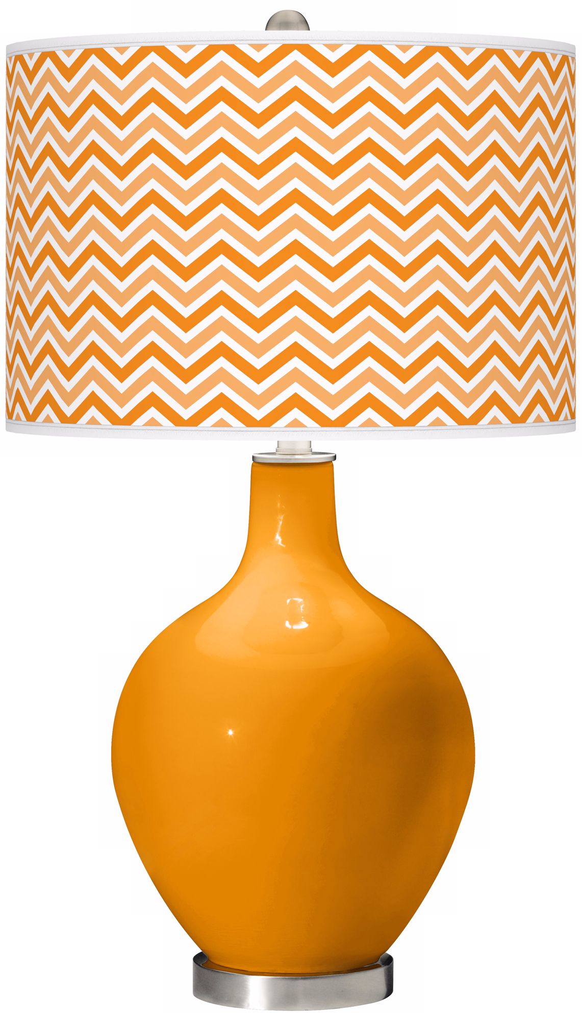 Mango Narrow Zig Zag Ovo Table Lamp