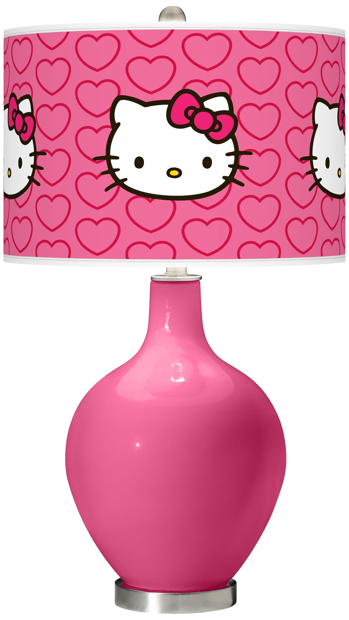 Blossom Pink Hello Kitty Hearts Ovo Table Lamp