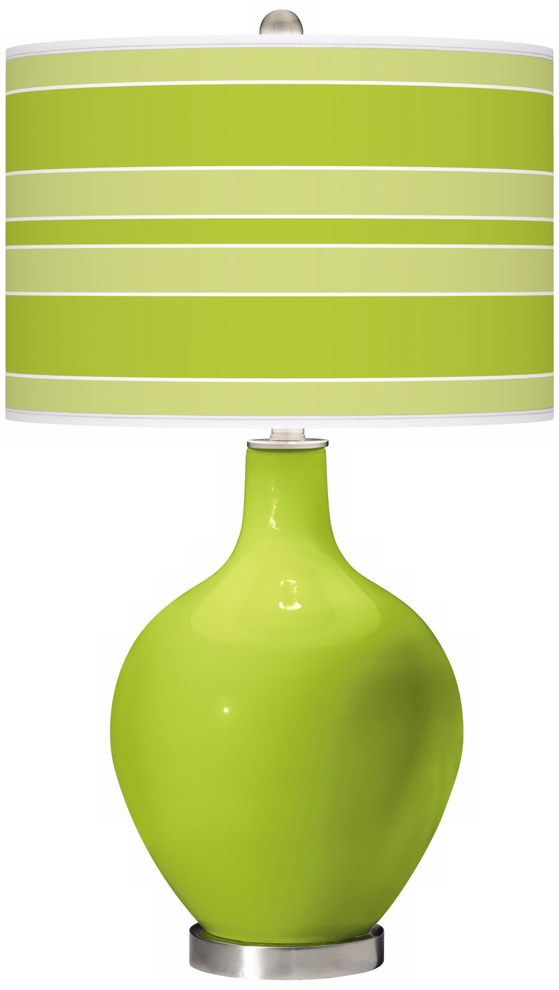 Tender Shoots Bold Stripe Ovo Table Lamp