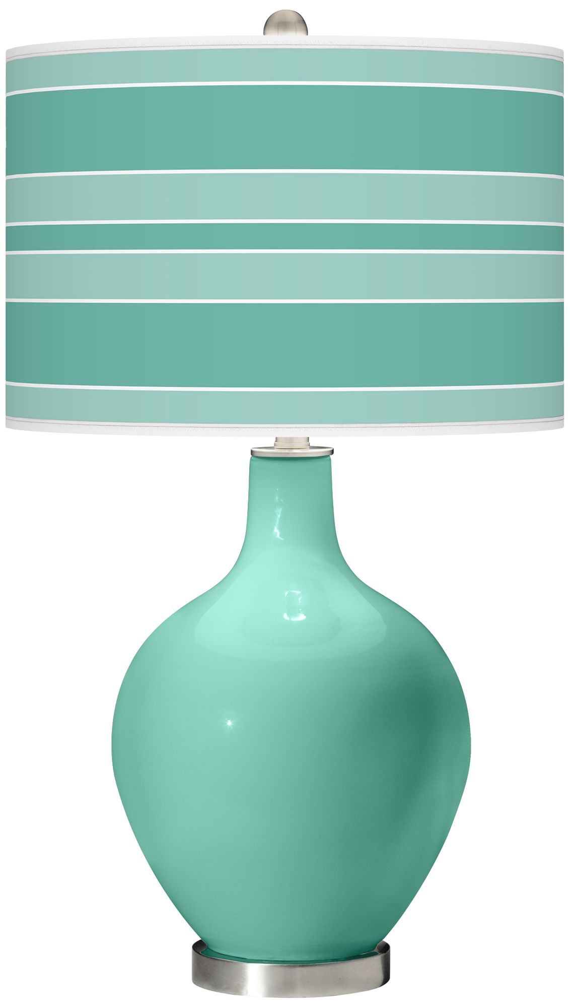 Larchmere Bold Stripe Ovo Table Lamp
