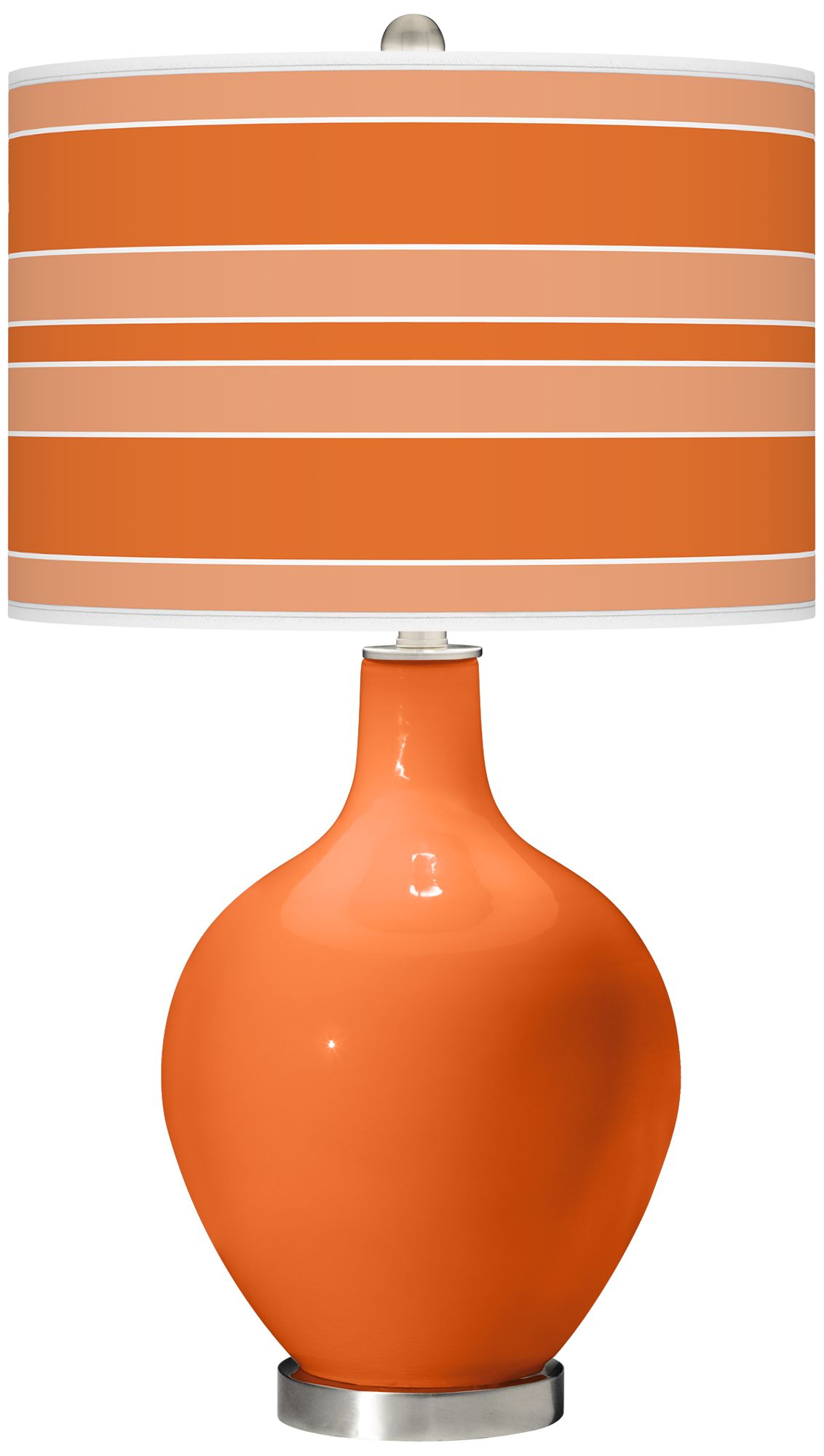 Invigorate Bold Stripe Ovo Table Lamp