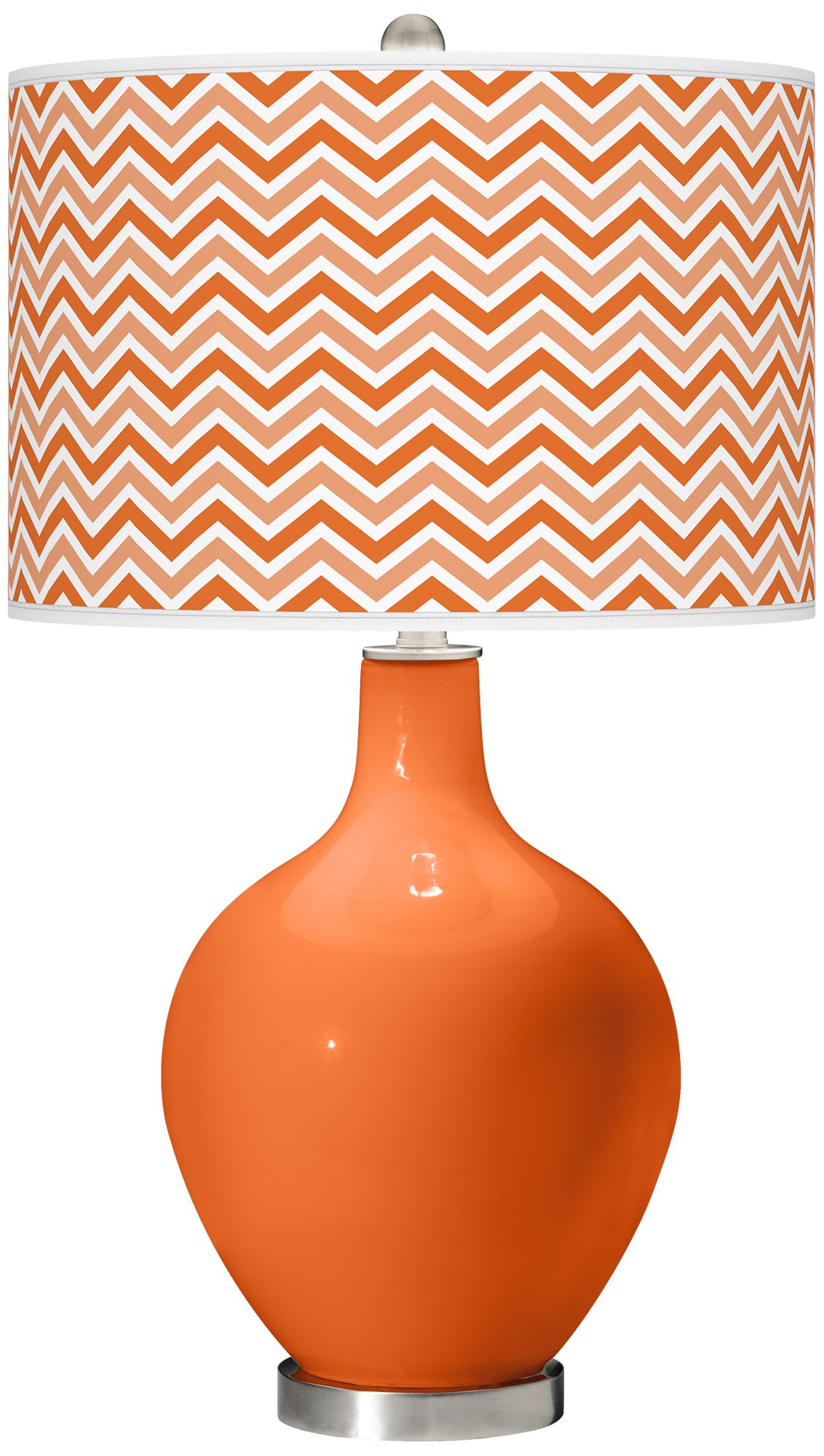 Invigorate Narrow Zig Zag Ovo Table Lamp