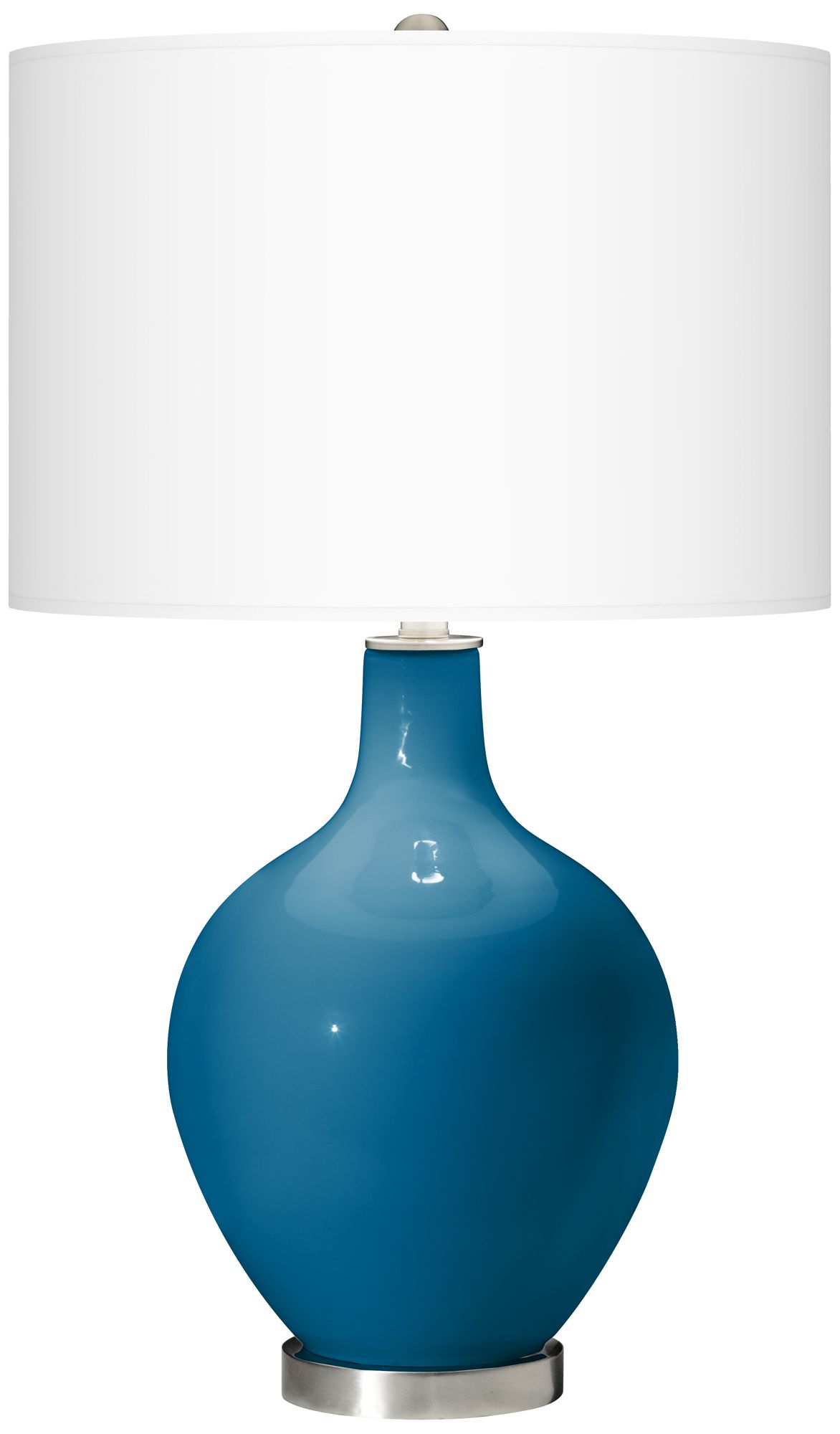 Mykonos Blue Ovo Table Lamp
